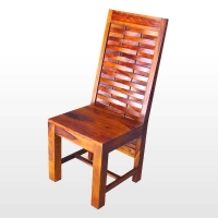 INDIAN SHEESHAM WOOD LATTICE CHAIR
