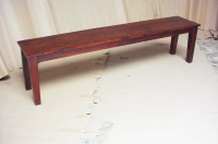SHEESHAM WOOD BENCH