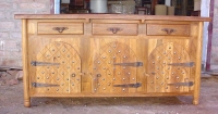 INDIAN TEAK WOOD SIDE BAORD