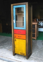 Mango Wood Chic Tall Cabinet