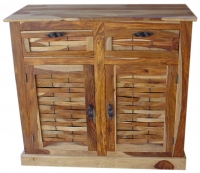 INDIAIN SHEESHAM WOOD LATTICE CABINATE