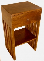 SHEESHAM WOOD BED SIDE