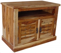 INDIAN SHEESHAM WOODEN LATTICE TV CABINATE