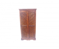 SHEESHAM WOOD LATTICE ALMIRAH