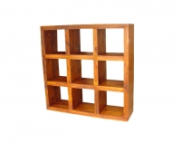 INDIAN SHEESHAM WOOD CUBIC BOOKSELF