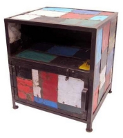 INDIAN INDUSTRIAL BED SIDE