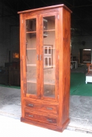 Sheesham Wood Glass Door Alimrah