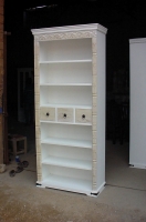 INDIAN MANGO WOOD PAINTED BOOKCASE