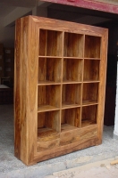 SHEESHAM WOOD BOOKCASE