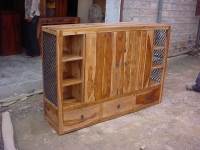 SHEESHAM WOOD SIDE BOARD