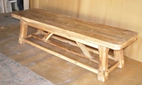 INDIAN TEAK WOOD BENCH