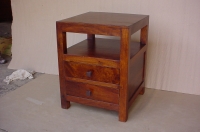 INDIAN SHEESHAM WOOD BEDSIDE