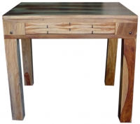 SHEESHAM WOOD LATTICE DINNING TABLE
