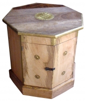 INDIAN MANGO WOOD OCTOANGE CABINATE