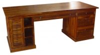 SHEESHAM WOOD OFFICE COMPUTER DESK