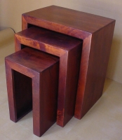 Mango Wood Cube Nest Stool