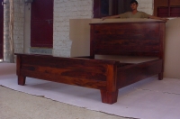 SHEESHAM WOOD BED
