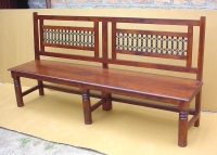 Sheesham Wood Takhat Design Jali Bench