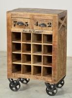 INDIAN RECLAIMED BAR CABINATE