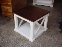 MANGO WOOD PAINTED COFFEE TABLE