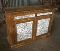 Acacia Wood Chic Side Board