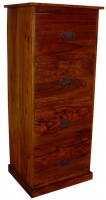 INDIAN SHEESHAM WOOD FOUR DOOR FILE CABINATE
