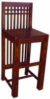 INDIAN SHEESHAM WOOD PATTI DESIGN BAR CHAIR