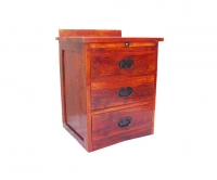 SHEESHAM WOOD BEDSIDE