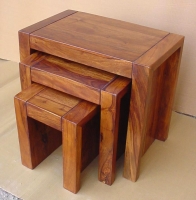 Sheesham Wood Nest Stool