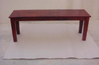 SHEESHAM WOOD BENCH