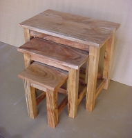 Acacia Wood Nest Stool