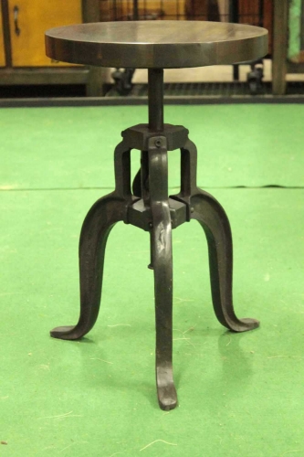 Cast Iron Industrial Side Table