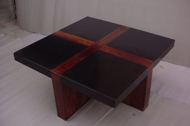 MANGO WOOD COFFEE TABLE SQUARE
