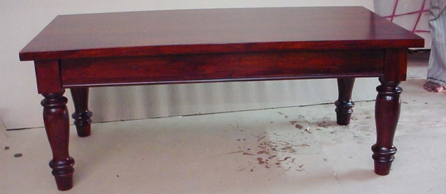 SHEESHAM WOOD COFFEE TABLE