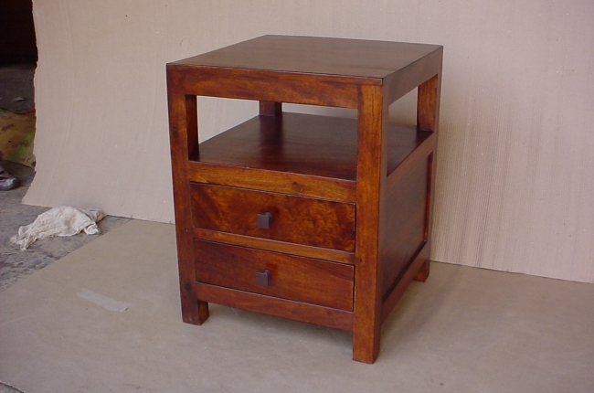INDIAN SHEESHAM WOOD BEDSIDE