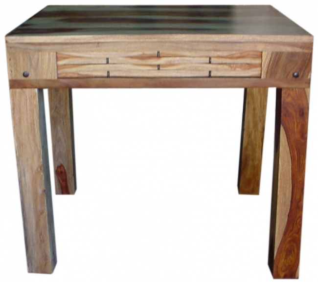SHEESHAM WOOD LATTICE DINNING TABLE