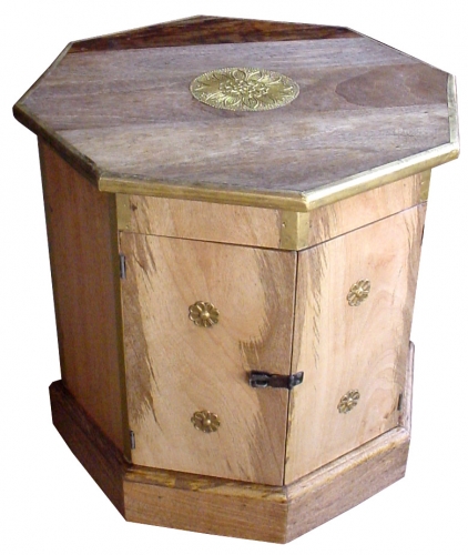 INDIAN MANGO WOOD OCTOANGE CABINATE