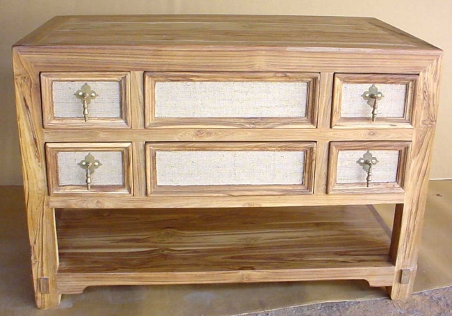 INDIAN TEAK WOOD DRAWER CHEST