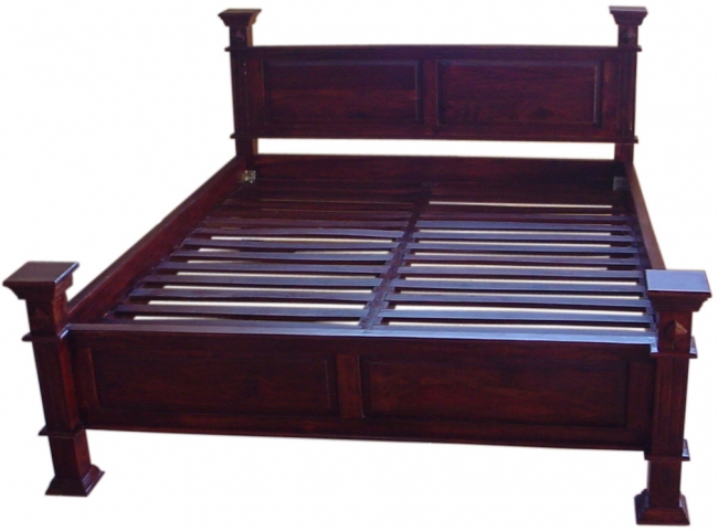 SHEESHAM WOOD BED