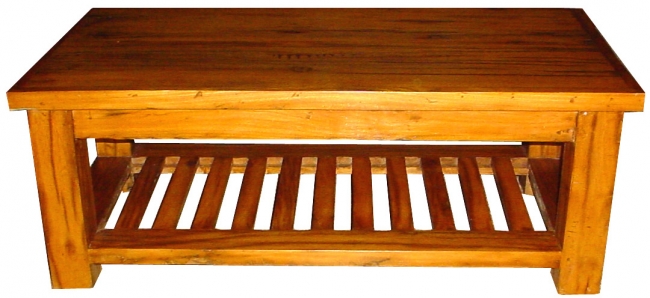 SLEEPER WOOD COFFEE TABLE
