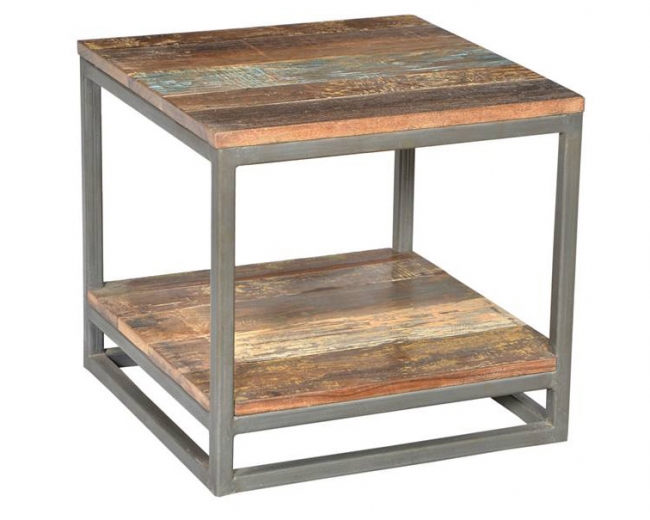 INDIAN INDUSTRIAL SIDE TABLE