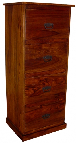 INDIAN SHEESHAM WOOD FOUR DOOR FILE CABINATE