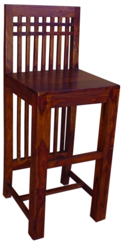 INDIAN SHEESHAM WOOD PATTI DESIGN BAR CHAIR