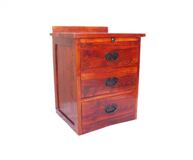 SHEESHAM WOOD BEDSIDE