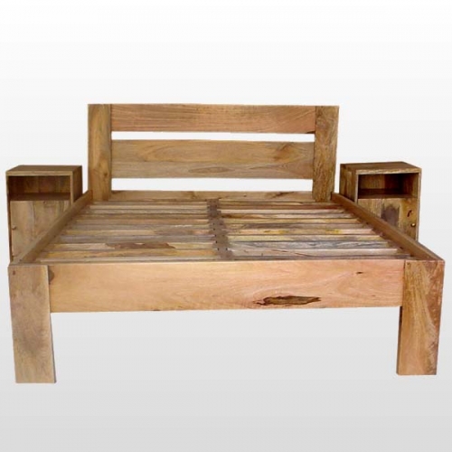 INDIAN MANGO WOOD BED