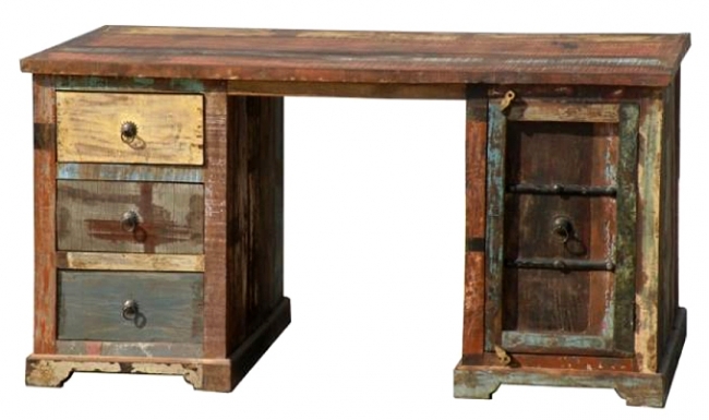 INDIAN RECLAIMED WRITTING TABLE