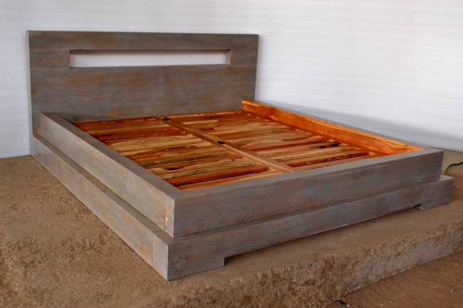Acacia Wood Bed
