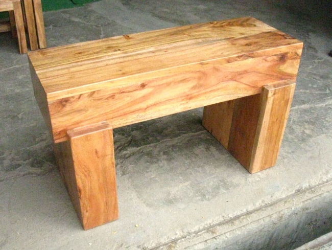 Acacia Wood Bench