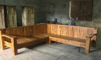 Acacia Wood Customised Bench