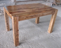 Sheesham Wood Forest Design Dining Table